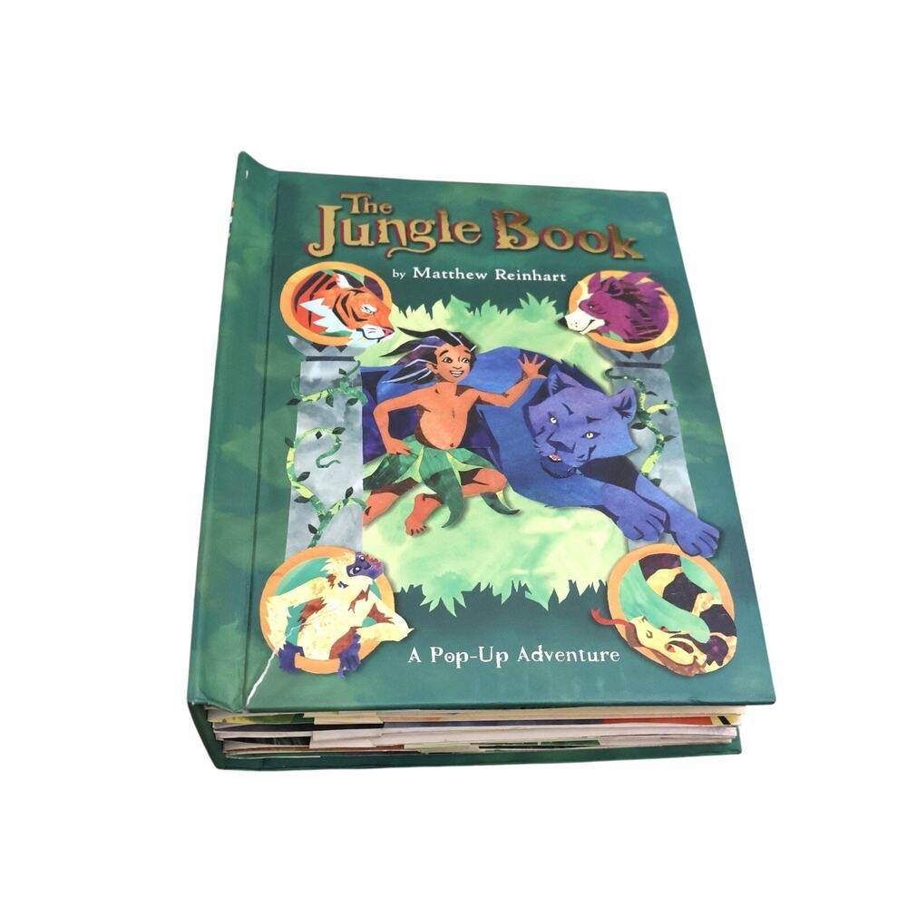 Vintage The Jungle Book Pop Up Adventure by Matthew Reinhart Fun Novelty Disney